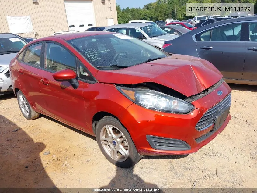 3FADP4BJ9JM113279 2018 Ford Fiesta Se