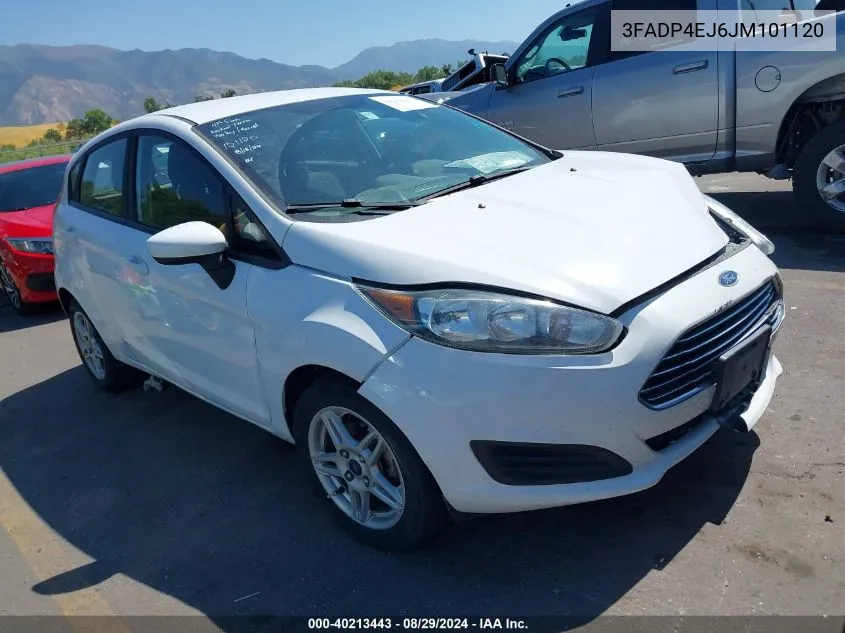 2018 Ford Fiesta Se VIN: 3FADP4EJ6JM101120 Lot: 40213443