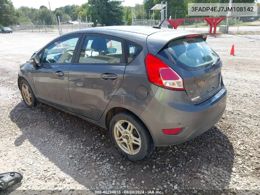 3FADP4EJ7JM108142 2018 Ford Fiesta Se