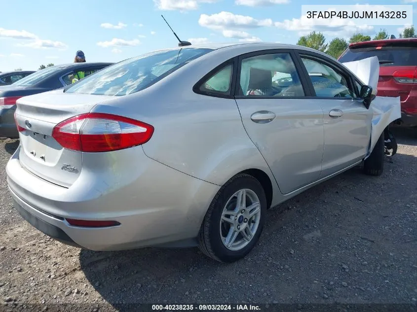 3FADP4BJ0JM143285 2018 Ford Fiesta Se