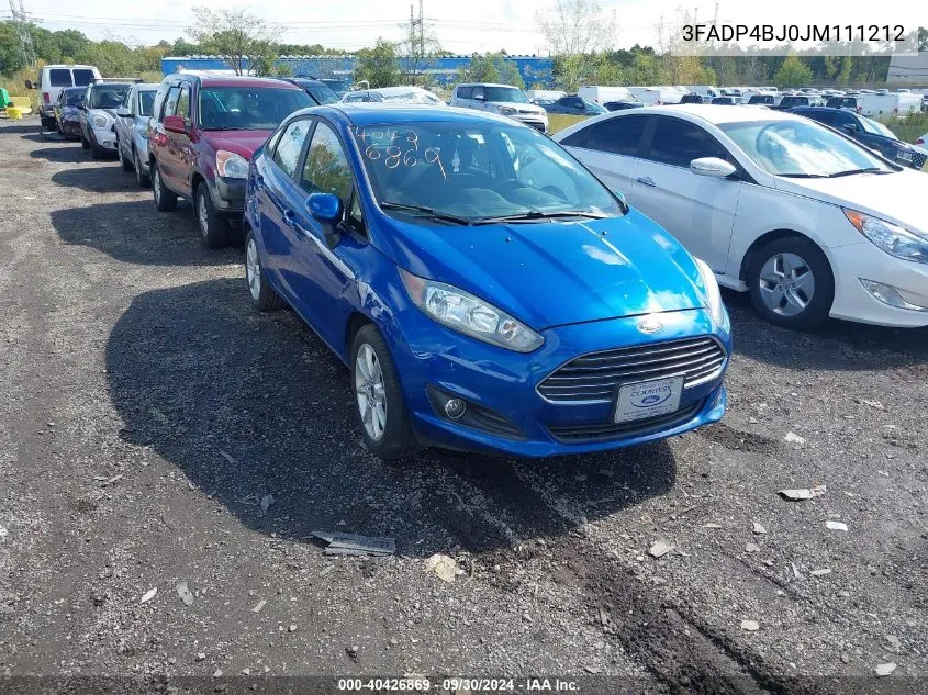 3FADP4BJ0JM111212 2018 Ford Fiesta Se