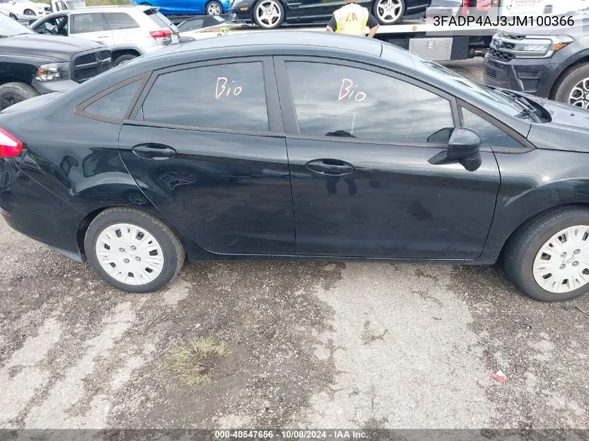 3FADP4AJ3JM100366 2018 Ford Fiesta S