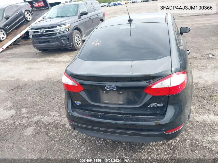 3FADP4AJ3JM100366 2018 Ford Fiesta S