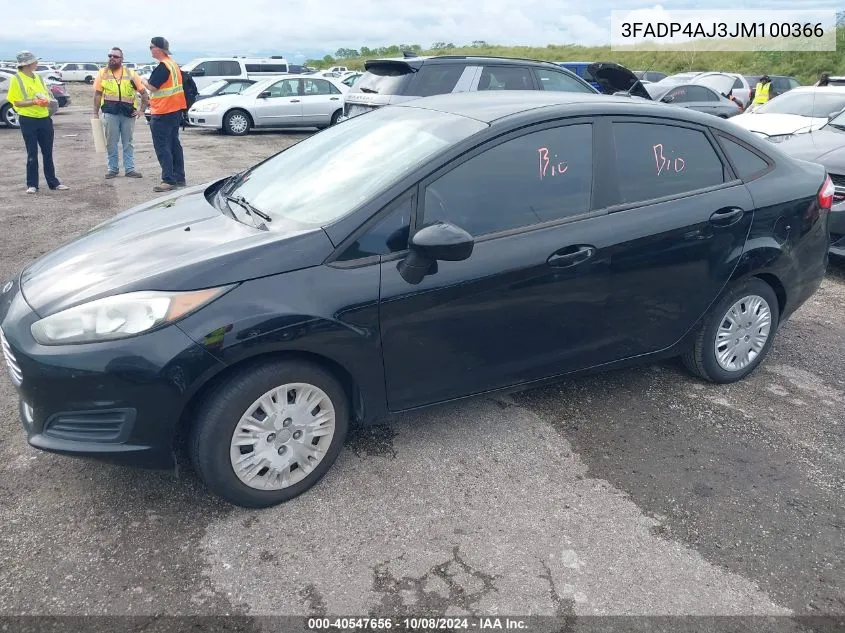 3FADP4AJ3JM100366 2018 Ford Fiesta S