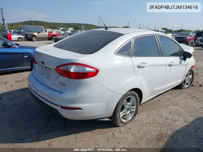 3FADP4BJ7JM134616 2018 Ford Fiesta Se