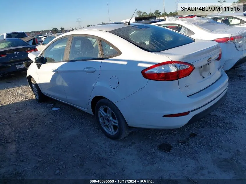 2018 Ford Fiesta Se VIN: 3FADP4BJ9JM111516 Lot: 40595559