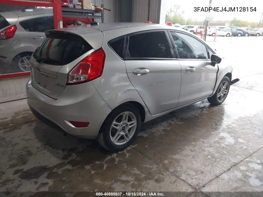 2018 Ford Fiesta Se VIN: 3FADP4EJ4JM128154 Lot: 40595837