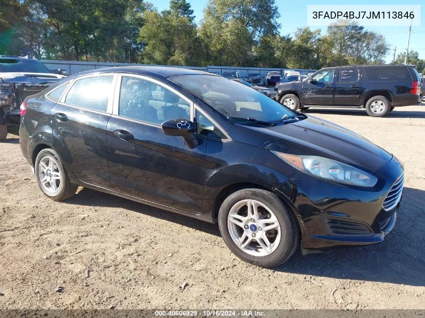 3FADP4BJ7JM113846 2018 Ford Fiesta Se