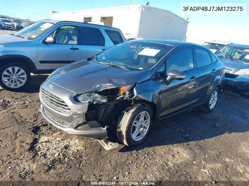 2018 Ford Fiesta Se VIN: 3FADP4BJ7JM123275 Lot: 40612249