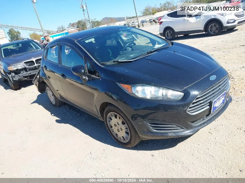 2018 Ford Fiesta S VIN: 3FADP4TJ9JM100238 Lot: 40620690