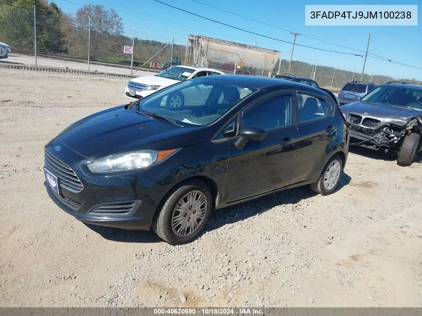 2018 Ford Fiesta S VIN: 3FADP4TJ9JM100238 Lot: 40620690