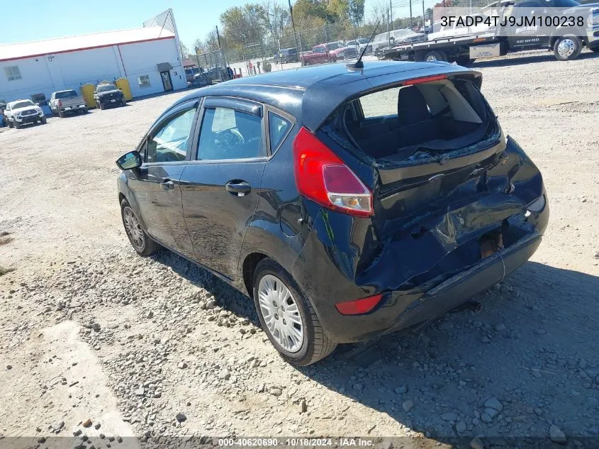 2018 Ford Fiesta S VIN: 3FADP4TJ9JM100238 Lot: 40620690