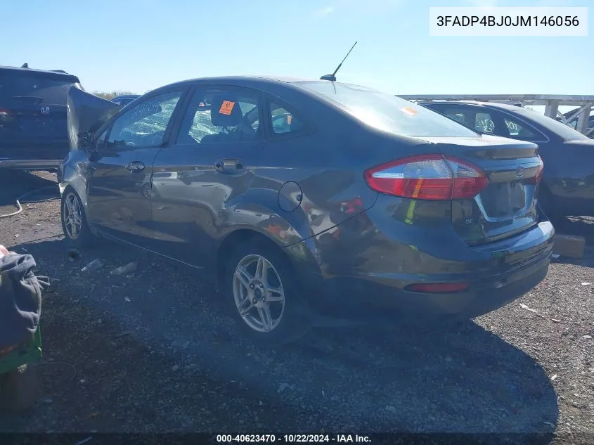 2018 Ford Fiesta Se VIN: 3FADP4BJ0JM146056 Lot: 40623470