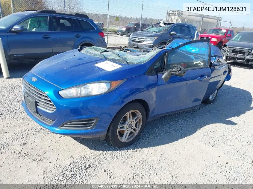 2018 Ford Fiesta Se VIN: 3FADP4EJ1JM128631 Lot: 40677439