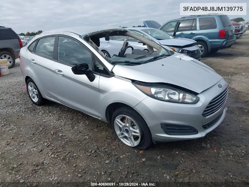 2018 Ford Fiesta Se VIN: 3FADP4BJ8JM139775 Lot: 40698691