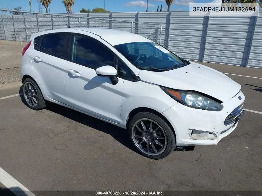 2018 Ford Fiesta Se VIN: 3FADP4EJ1JM132694 Lot: 40703225