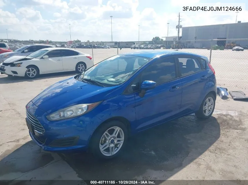 2018 Ford Fiesta Se VIN: 3FADP4EJ0JM124666 Lot: 40711185