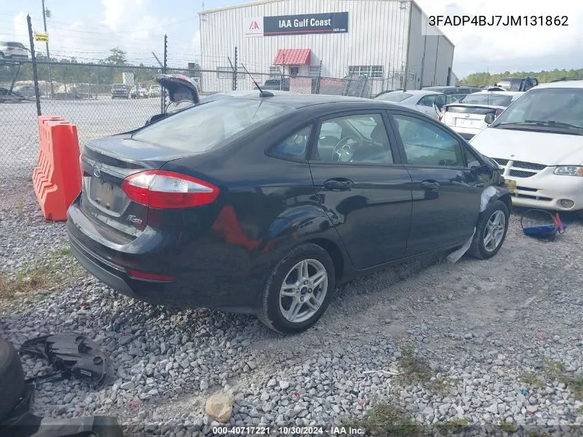 2018 Ford Fiesta Se VIN: 3FADP4BJ7JM131862 Lot: 40717221