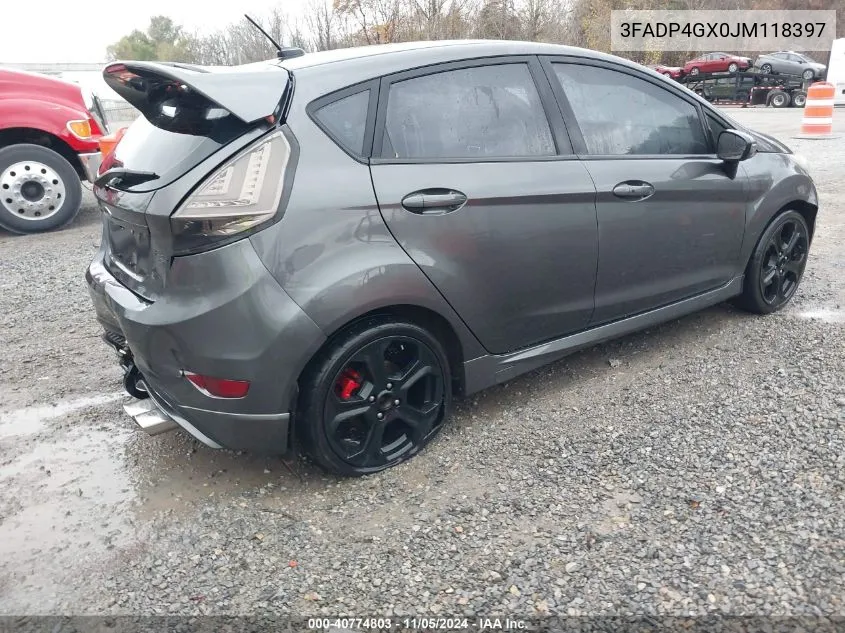 3FADP4GX0JM118397 2018 Ford Fiesta St