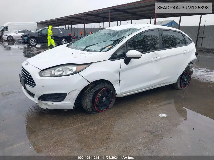 2018 Ford Fiesta S VIN: 3FADP4AJ3JM126398 Lot: 40811245