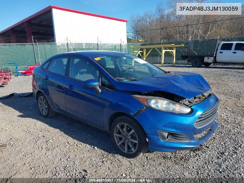 2018 Ford Fiesta Se VIN: 3FADP4BJ3JM130059 Lot: 40813451