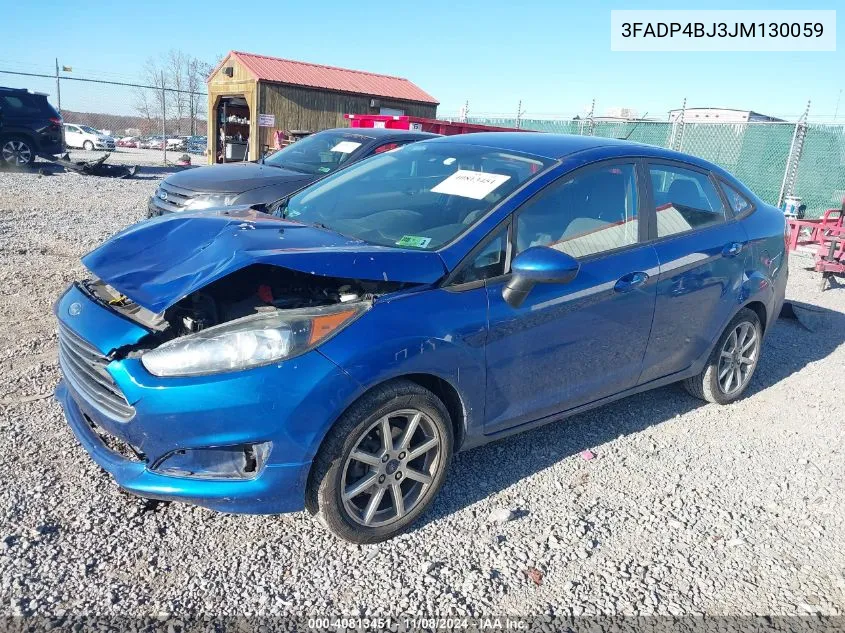 2018 Ford Fiesta Se VIN: 3FADP4BJ3JM130059 Lot: 40813451