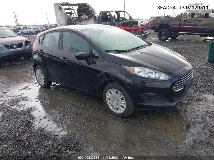 2018 Ford Fiesta S VIN: 3FADP4TJ3JM129511 Lot: 40833581