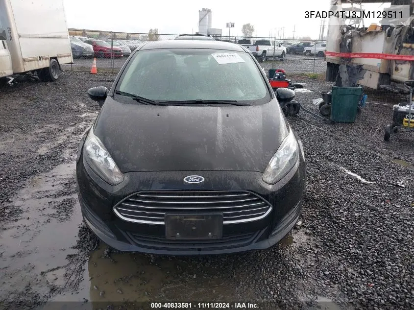 2018 Ford Fiesta S VIN: 3FADP4TJ3JM129511 Lot: 40833581