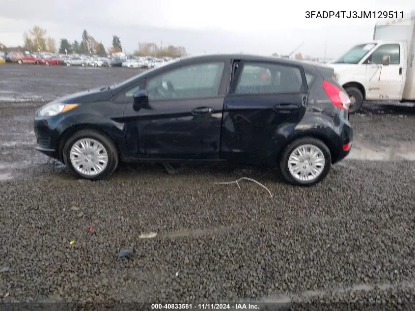 2018 Ford Fiesta S VIN: 3FADP4TJ3JM129511 Lot: 40833581