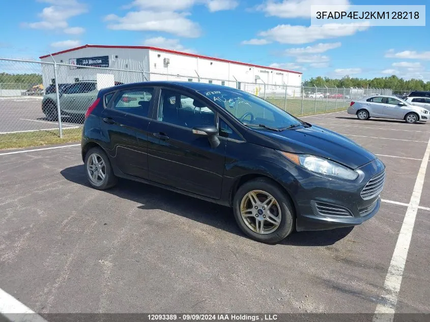 3FADP4EJ2KM128218 2019 Ford Fiesta Se