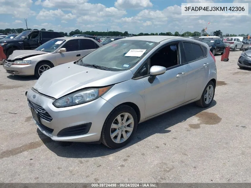 3FADP4EJ3KM142306 2019 Ford Fiesta Se