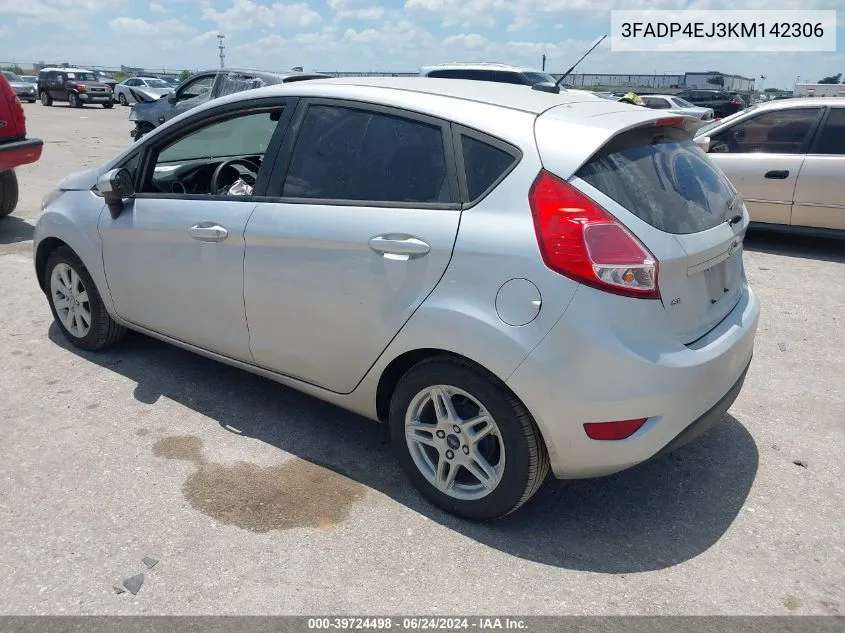 3FADP4EJ3KM142306 2019 Ford Fiesta Se