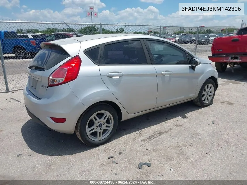 2019 Ford Fiesta Se VIN: 3FADP4EJ3KM142306 Lot: 39724498