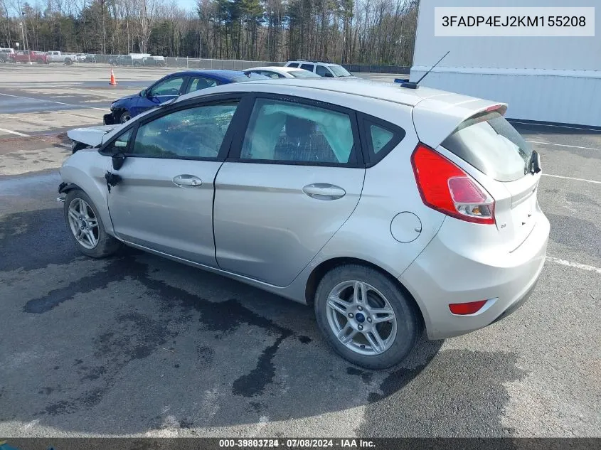 3FADP4EJ2KM155208 2019 Ford Fiesta Se