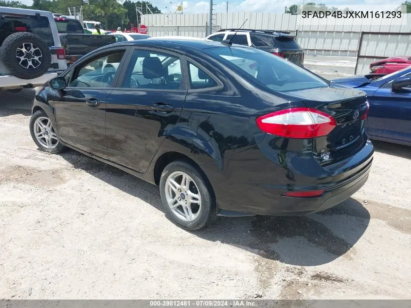 2019 Ford Fiesta Se VIN: 3FADP4BJXKM161293 Lot: 39812481