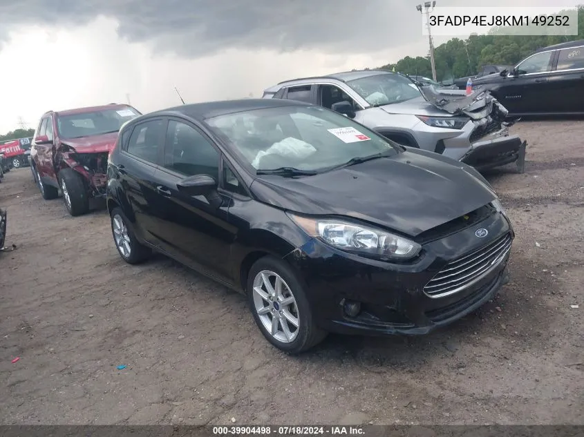 3FADP4EJ8KM149252 2019 Ford Fiesta Se