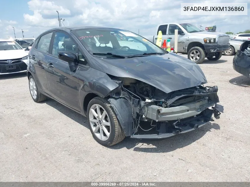 3FADP4EJXKM136860 2019 Ford Fiesta Se