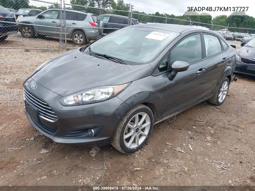 3FADP4BJ7KM137727 2019 Ford Fiesta Se