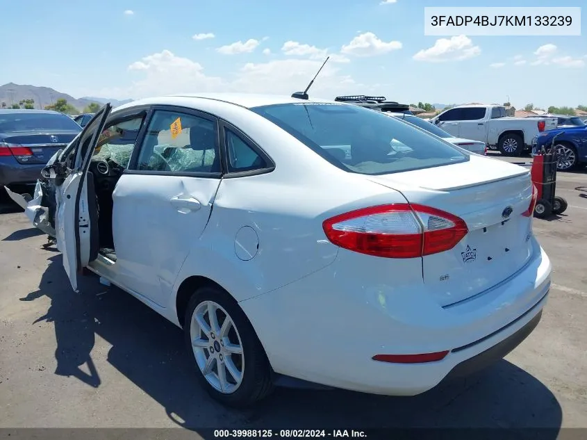 3FADP4BJ7KM133239 2019 Ford Fiesta Se