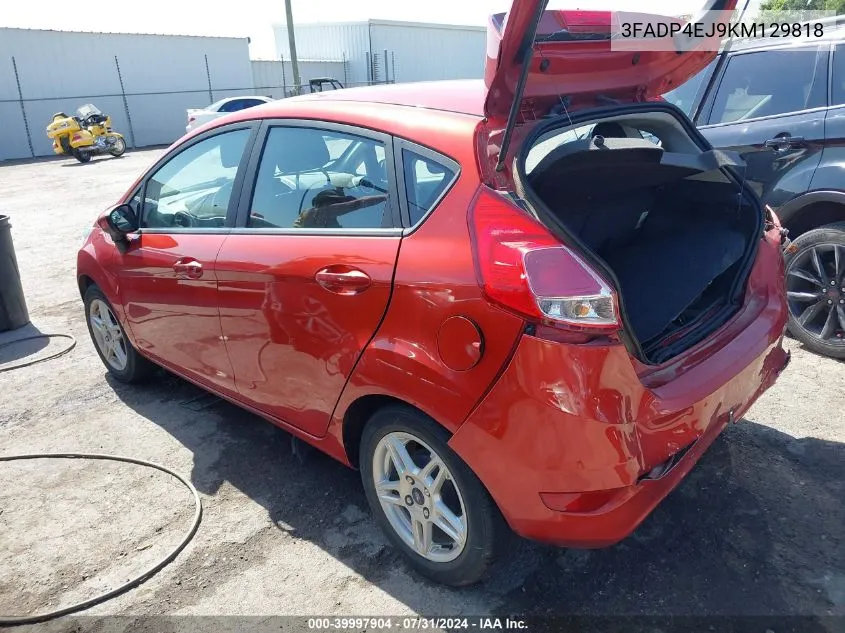 2019 Ford Fiesta Se VIN: 3FADP4EJ9KM129818 Lot: 39997904