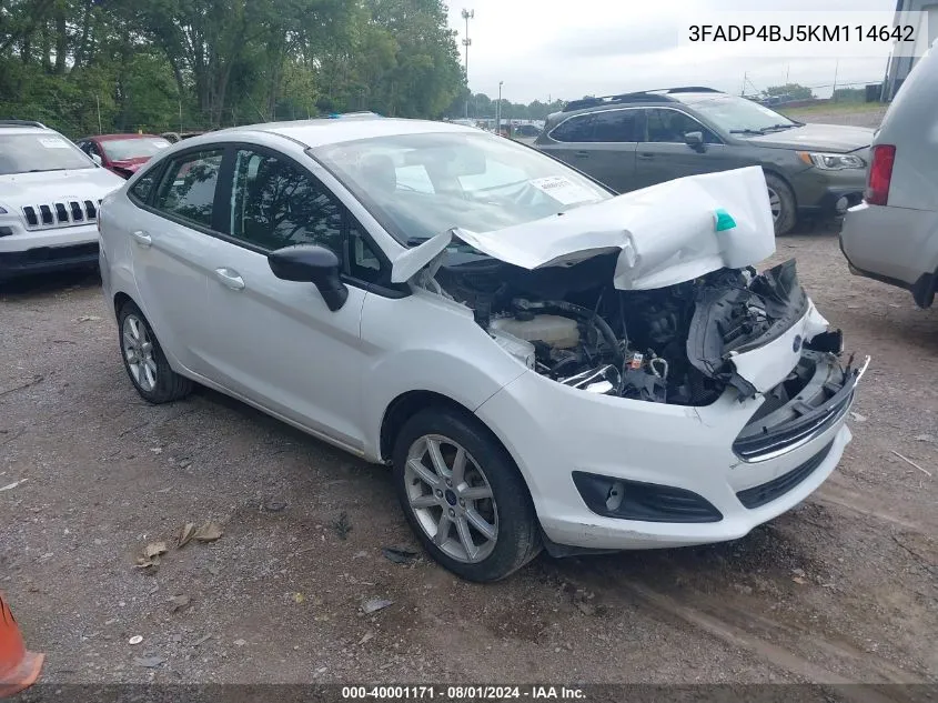 3FADP4BJ5KM114642 2019 Ford Fiesta Se