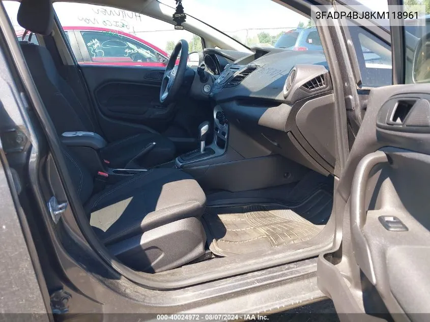 3FADP4BJ8KM118961 2019 Ford Fiesta Se