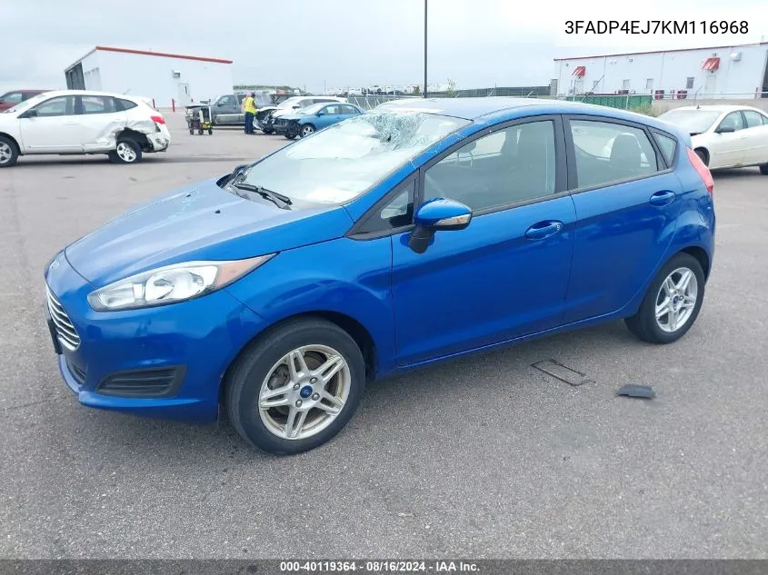 3FADP4EJ7KM116968 2019 Ford Fiesta Se