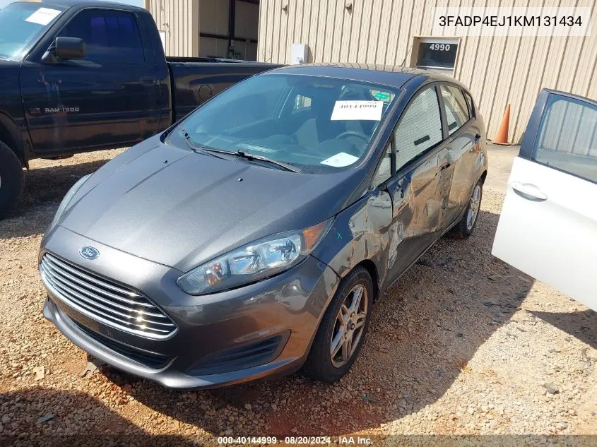 2019 Ford Fiesta Se VIN: 3FADP4EJ1KM131434 Lot: 40144999