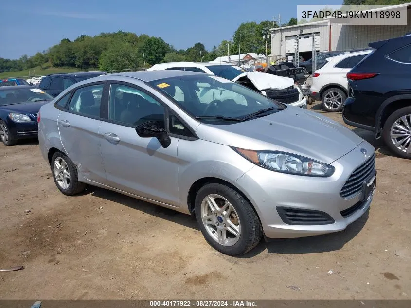 3FADP4BJ9KM118998 2019 Ford Fiesta Se