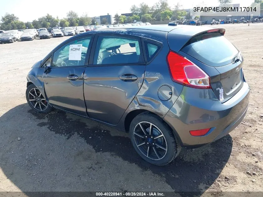 3FADP4EJ8KM117014 2019 Ford Fiesta Se