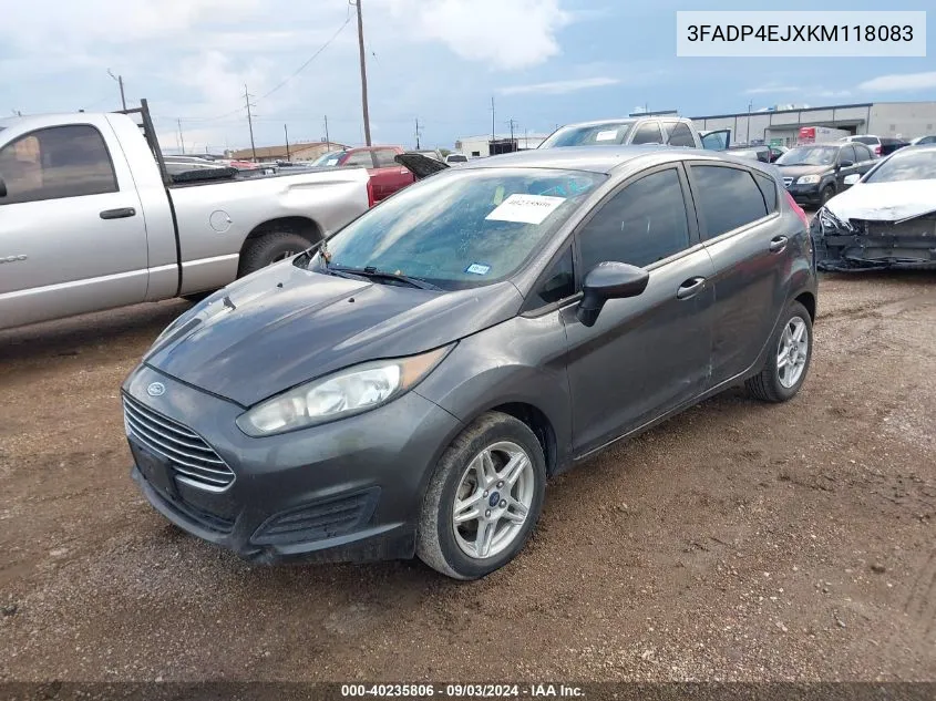 3FADP4EJXKM118083 2019 Ford Fiesta Se