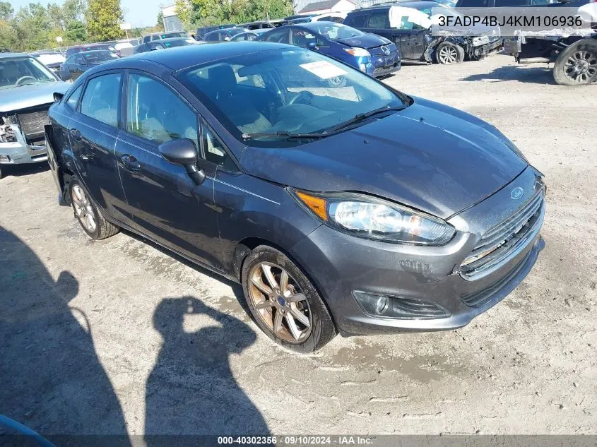 3FADP4BJ4KM106936 2019 Ford Fiesta Se