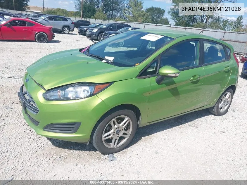 3FADP4EJ6KM121028 2019 Ford Fiesta Se