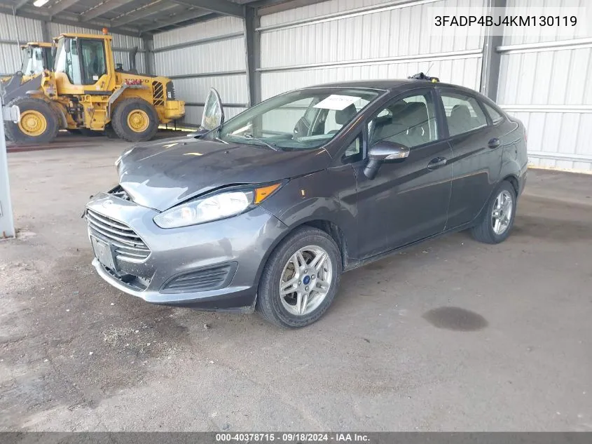 3FADP4BJ4KM130119 2019 Ford Fiesta Se